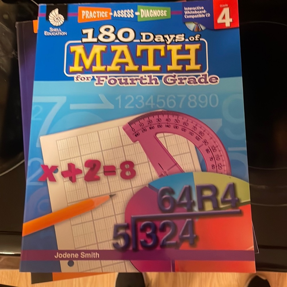 180 days of math book